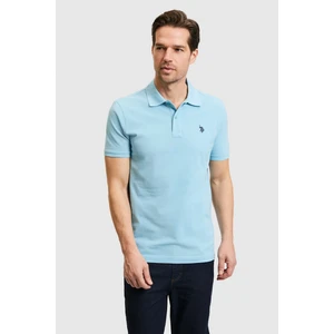 U.s. Polo Assn. Erkek Mavi Tişört Basic 50322347-VR036