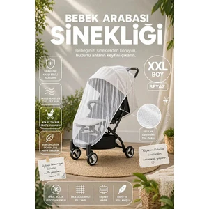 Mor Bebe Puset Bebek Arabası Sinekliği