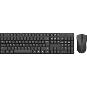 C602 Kablosuz Klavye Mouse Set 10 m Kablosuz Menzil Ev - Ofis Kullanımı İçin Siyah