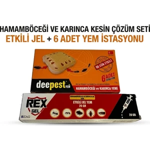 Alman Hamam Böceği Ilacı ve Özel Yem Kutuları