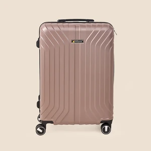 Vertical Line Orta Boy Abs Valiz - Platin - 66X45X26 cm