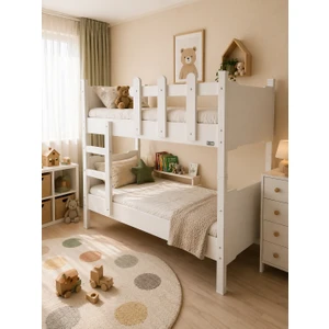 Çift Katlı Ikiye Ayrılabilir Lüks Ranza (90X190) %100 MDF