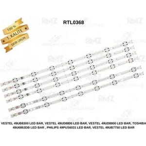 Vestel uyumlu 49UB8300 LED Bar Seti