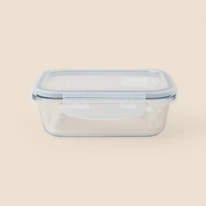 Kitchen Olea Cam Saklama Kabı - Şeffaf - 640 ml