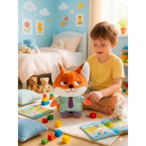 Tilki Peluş Oyuncak 25 cm