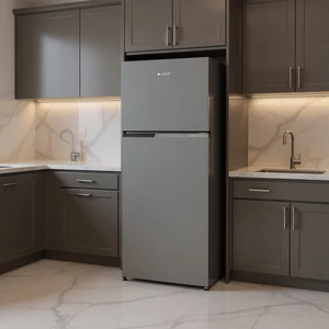 566406 MI Çift Kapılı Buzdolabı 406 lt E Enerji Sınıfı No Frost Özelliği ile Gümüş