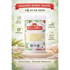 White Organic Organik Bebek İrmiği +6 Ay