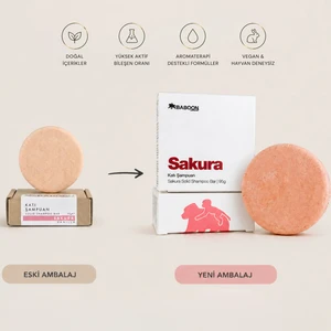 Baboon Sakura Katı Şampuan | Kuru Ve Boyalı Saçlar
