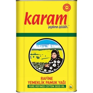 Pamuk Yağı Teneke 18 Lt