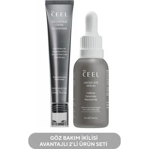 The Ceel Göz Bakım Seti - Morluk ve Torbalanma Karşıtı Göz Kremi ve Serum 2'li Set