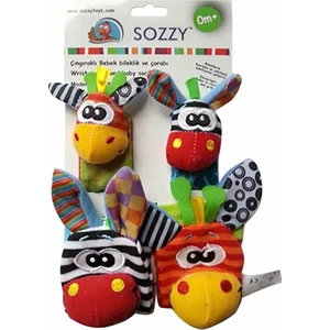 Sozzy Toys SZY101 Çıngıraklı Çorap ve Bileklik Seti