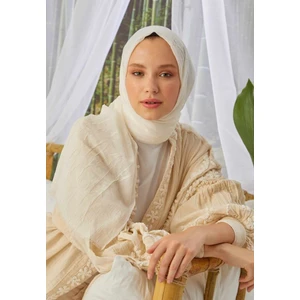 Fresh Scarfs Beyaz Bambu Şal