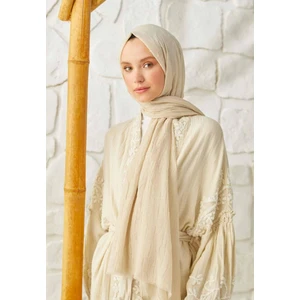 Fresh Scarfs Bej Bambu Şal