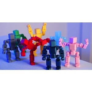 Eklemli Robot Figür 3D Baskı Hareketli Mecha Stres Oyuncağı