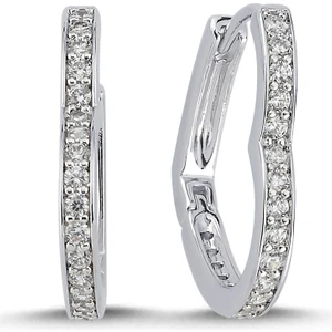 Merano Design Shape Rhodium Küpe