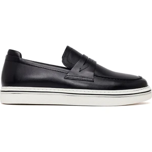 Erkek Siyah Deri Loafer 26SFD676118