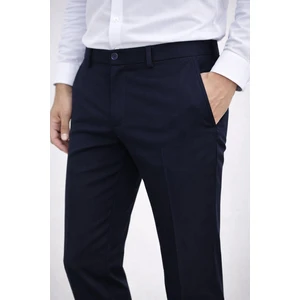 Regular Fit Erkek Armürlü Keten Pantolon - 7635