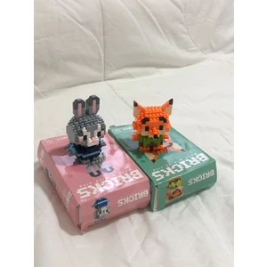 C&On Design Bricks LEGO Yapı Taşları Nick ve Judy Çift
