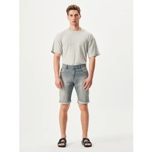 Lance Dar Paça Orta Bel Mid Indigo Jean Bermuda