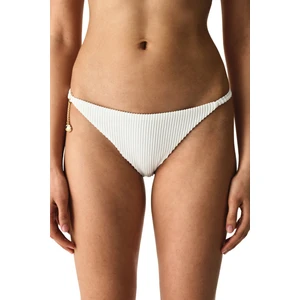 Beyaz Kea Side Orta Bel Bikini Altı