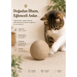 Jüt Kedi Oyun Topu