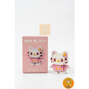 Hello Kitty Karakter Figürü 3D Yapboz Puzzle Yapı Oyuncakları