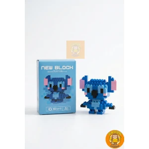 Stitch Karakter Figürü3D Yapboz Puzzle Yapı Oyuncakları