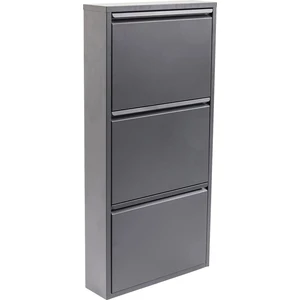 3'lü Metal Ayakkabılık Siyah Pappuchbox