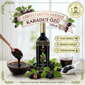 1 x 700 gr Giritli Metin Efendi Karadut Özü