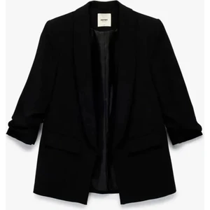 Regular Fit Şal Yaka 3/4 Kollu Blazer Ceket