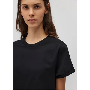 Kadın Siyah Basic Crop Tişört 168220-900
