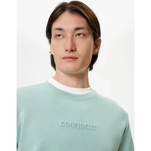 5WAM70092MK Koton Erkek Sweat Yeşil