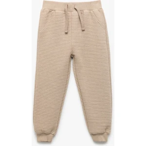 Pamuklu Beli Bağcıklı Basic Jogger Eşofman Altı
