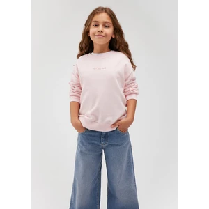 Organik Pamuklu Pembe Basic Sweatshirt7S10043-88133
