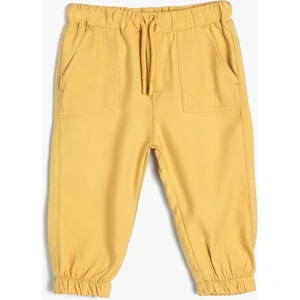 Basic Jogger Pantolon Viskon Kumaş