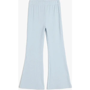 Beli Lastikli Basic Ispanyol Paça Pantolon