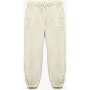 Beli Bağcıklı Cepli Basic Viskon Jogger Eşofman Altı
