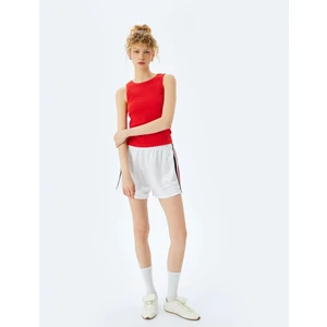 Bisiklet Yaka Kolsuz Slim Fit Basic Atlet