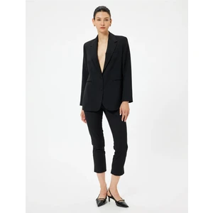Crop Paça Cigarette Pantolon Regular Fit