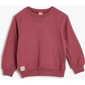 Basic Sweat Uzun Kollu Şardonlu Pamuklu