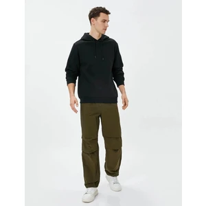 Basic Kapşonlu Sweat Uzun Kollu