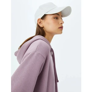 Kanguru Cepli Kapüşonlu Oversize Basic Sweatshirt