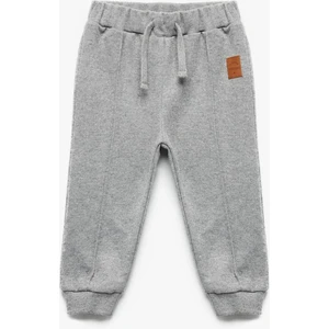 Beli Lastikli Cepli Basic Jogger Eşofman Altı