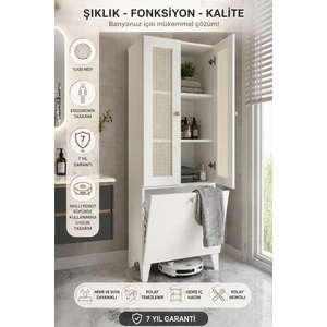 Napoliçok Amaçlı Dolap,kirli Çamaşır Dolapı (%100MDF)
