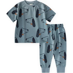 Pijama Takımı 1-8 Yaş Mavi