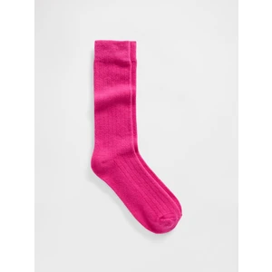 Erkek Koyu Pembe Cashsoft Crew Çorap