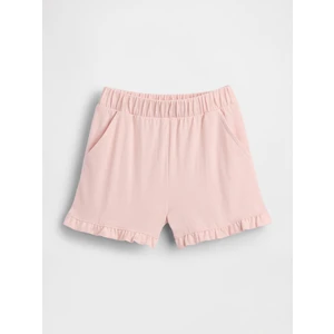 Kız Bebek Açık Pembe Mix & Match Pull-On Ruffle Şort