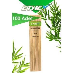 Bambu Çöp Şiş - (30 Cm, 100 Adet)