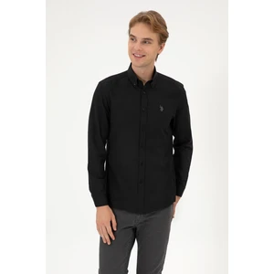 U.s. Polo Assn. Erkek Siyah Gömlek Basic 50324708-VR046