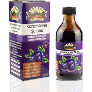 Fermente Atölye Kara Mürver Şurubu (250 ml)